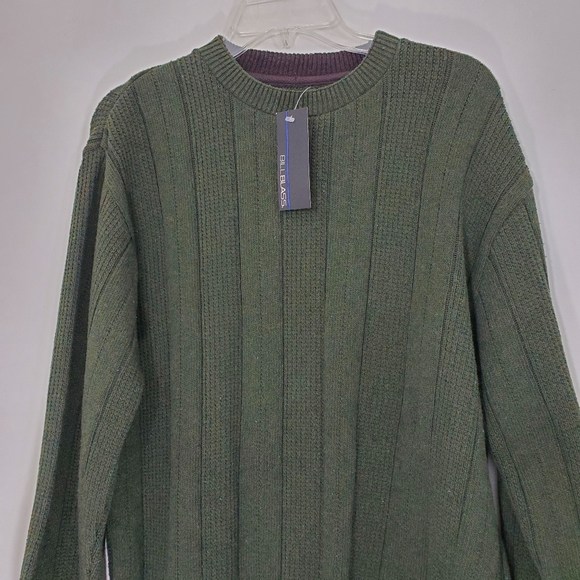 Bill Blast Green Pullover Ribbed Sweater, Size Large - Picture 4 of 11